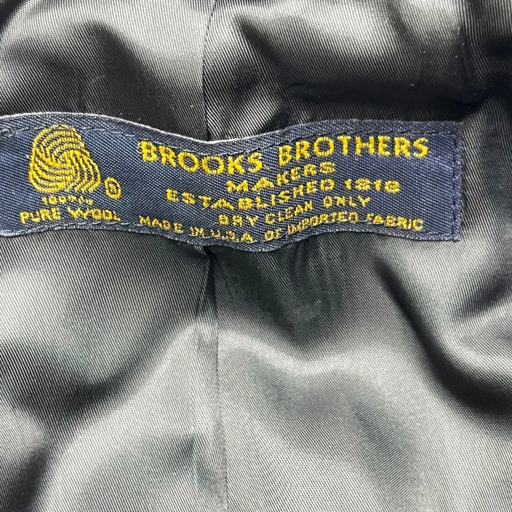 New Brooks Brothers Men Wool‎ Blazer Suit Jacket Classic Fit Sport Coat Size 42R